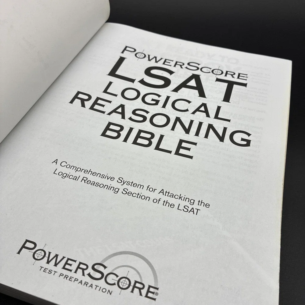 The PowerScore LSAT Logical Reasoning Bible Paperback Test Prep Good Condition